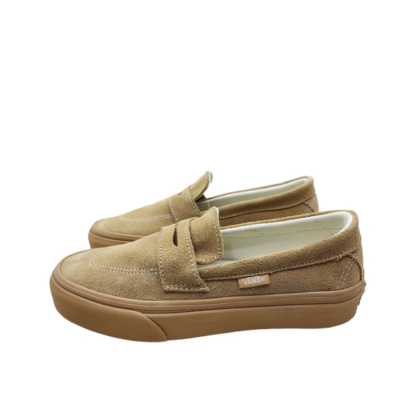 Vans | Shoes | Vans Unisex Style 53 Suede Tan Slipon Loafer | Poshmark